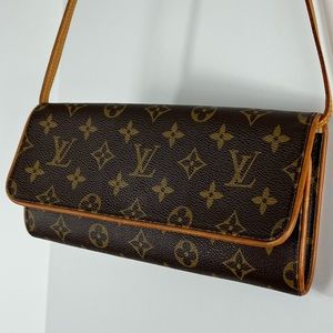 Authentic LV Pochette Twin GM Shoulder Bag